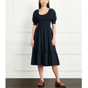 Hill House Home Louisa Nap Dress blackwatch tartan